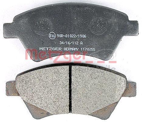 METZGER 1170255 Bremsbelagsatz, Scheibenbremse